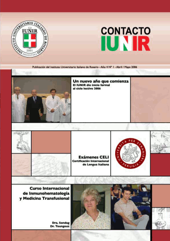Contacto IUNIR Año 4 Nº 1 - Mayo de 2006