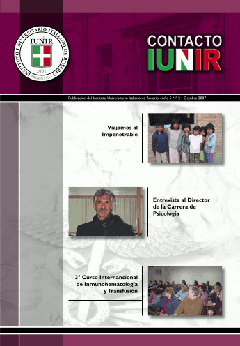 Contacto IUNIR Año 5 Nº 2 - Septiembre de 2007